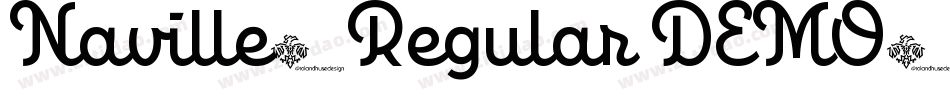 Naville-Regular DEMO字体转换